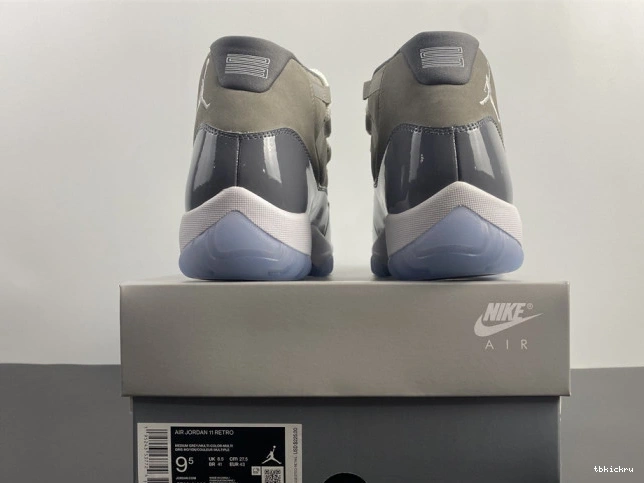 Reps TBkick 'Cool 11 005 Grey' Jordan Air CT8012 Retro 0705